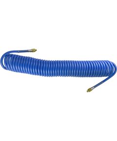 Gaisa vads spirālveida 10mm/15m 1/4" sav., JBM Пневматические инструменты