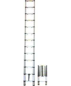 Teleskopiskās kāpnes 12 pakāpieni  3.8m, JBM Kāpnes un sastatnes