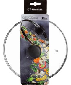 Стеклянная крышка, 16 см, 17 x 17 x 6,5 см, 9800, GALICJA Citi trauki