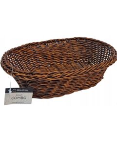 Grozs, ovālas formas, brūns, 27 x 20 x 8 cm, 5974 BR, GALICJA Veļas kopšana