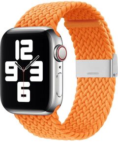 iLike   Watch 42/44/45mm Braided Fabric Strap Orange Smart pūlksteņu aksesuāri