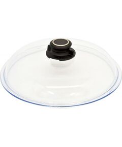 Glass Lid 32cm with english sleeve with mounted Lid Knob AMT Gastroguss Citi trauki