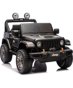 Lean Cars Jeep Rubicon 4x4 DK-JWR556 4x200W 24V Black Battery-Operated Vehicle Jaunumi, Bērnu preces