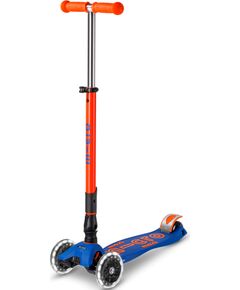 Micro Maxi Deluxe Foldable LED Neon skrejritenis Самокаты и скейтборды