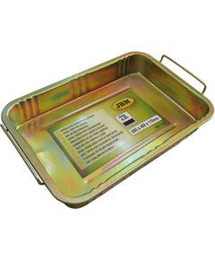 JBM Metāla tvertne šķidrumu savākšanai 550x350x110mm 23L Vecās eļļas ierīces
