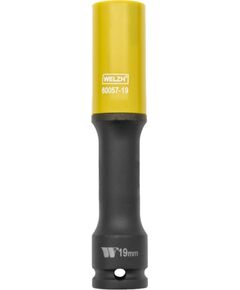 Welzh Werkzeug Muciņa trieciena vieglmetāla diskiem pagarināta 19mm 1/2" Muciņas 