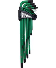 Welzh Werkzeug Torx atslēgu komplekts L veida T6 T50, 275mm, 9gab., S2 Наборы инструментов