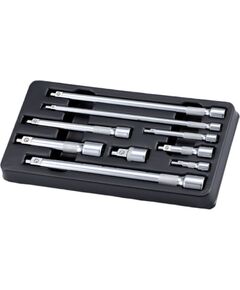 Welzh Werkzeug Muciņu pagarinātāju komplekts ar magnētu 1/4"+3/8"+1/2” , 9gab. Muciņas 