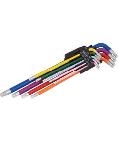 Torx atslēgu komplekts  T10 T50, krāsains, S2, Welzh Werkzeug Наборы инструментов