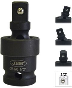 JBM Universālais savienojums, trieciena 1/2" ar šarnīru Muciņas 