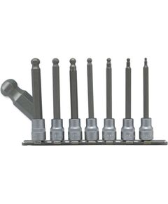 Seškanšu komplekts ar lodveida galu 7gab., 3/8" HB3 10mm, JBM Наборы инструментов