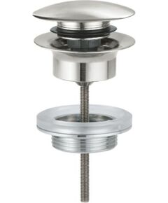 Grohe izlietnes push-open izplūde ar supersteel dekoratīvo vāciņu Cифоны