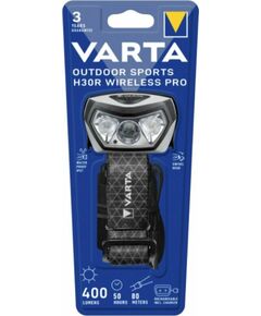 Налобный фонарь Varta Outdoor Sports H30R Wireless Pro с внутренним аккумулятором Велосипеды