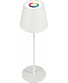 RealPower LED-RGB galda lampa ar regulējamu spilgtumu un akumulatoru, white Jaunumi - Birojam