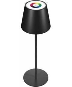 RealPower LED-RGB galda lampa ar regulējamu spilgtumu un akumulatoru, Black Jaunumi - Birojam