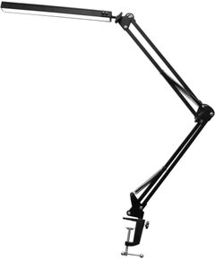 Galda LED lampa ar skavu AVIDE JAMES, 12 W, CCT, 450 lm, USB, Black Jaunumi - Birojam