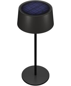 RealPower LED saules galda lampa ar akumulatoru, regulējama, melna Jaunumi - Birojam