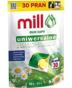 MILL ALL-PURPOSE Laundry Capsules, 30 pcs. 3K.D (PL, EN, RO, UA, CZ, SK, HU, HR) Tīrīšanas un Ķīmiskie līdzekļi