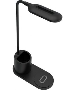 Rebeltec Led QI W600 10W Настольная лампа с беспроводным индукционным зарядным устройством Biroja galda lampas