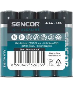 AA battery 4 pcs ALK SENCOR Aудио-видео