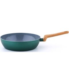 Cs Kochsysteme PURE Aluminum Green ceramic deep frypan 28 cm Pannas