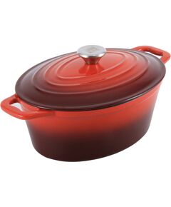 Cs Kochsysteme Cast Iron Roaster XANTEN 36 x 28 cm, red Pannas