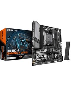 Mainboard GIGABYTE AMD B550 Socket AM4 micro ATX RAM DDR4-SDRAM 4xSlots Wi-Fi Yes Bluetooth Yes 2xNumber of M.2 (M) slots B550MGAMINGXWIFI61.2 Материнские платы