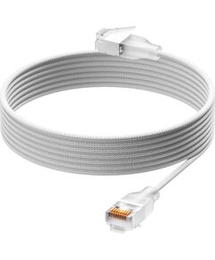 Ubiquiti UniFi Premium Patch Cable UACC-Cable-Patch-EL-C6A-2M-W Ultra-thin braided patch cable, designed and optimized for 10 GbE networking, Translucent booted RJ45 for optimal Etherlighting Сетевые кабели
