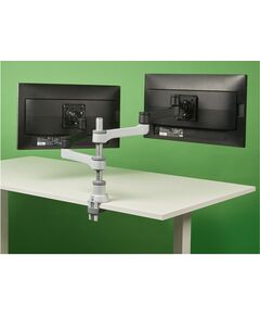 R-GO Tools Uchwyt biurkowy na 2 monitory do 26" Zepher 4 C2 (RGOVLZE4TWSI) Крепления для телевизоров
