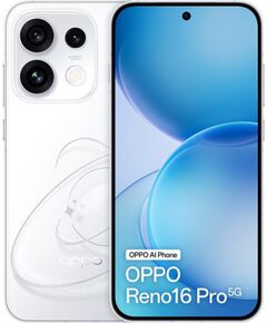 OPPO Reno16 Pro, pop white - Smartphone Мобильные телефоны