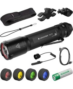 Latarka Ledlenser TAC7R Zestaw - Black Case Фонари