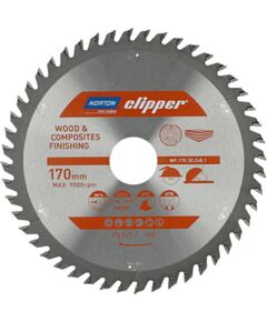 Griešanas disks kokam Norton 70184608092; 170x30 mm; Z48 Zāģripas