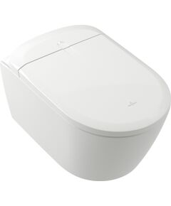 Villeroy & Boch pods Supreo rimless, stiprināms pie sienas, 384x612 mm, ar bidē funkciju, balts CP Jaunumi Sadz. tehnika