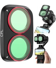 Filtr SunnyLife Filtr Cpl Polaryzacyjny Do Dji Osmo Pocket 4 Pro / 4p / 4 P Schott Clip-on / Op4-fi355-c Statīvi un piederumi