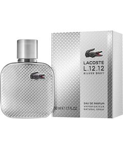 Lacoste - L.12.12 Silver Grey EdP 50 ml (LACLC018A02) (3386460165891) Vīriešu Smaržas