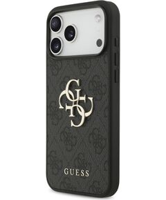 Guess PU 4G Metal Logo Strap Case Чехол для Apple iPhone 17 Pro Max Чехлы - альтернативные
