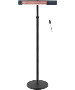 TunaBone Electric Standing Patio Heater, Single carbon golden tube TB2580ST-01 Patio heater 2500 W Black Jaunumi Sadz. tehnika
