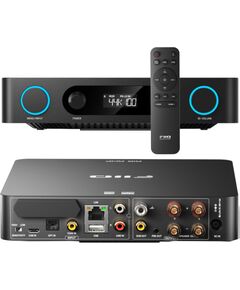 FiiO AIR AMP wzmacniacz stereo z odtwarzaczem sieciowym czarny Pastiprinātāji un AV Resīveri