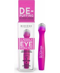 Biovene Retinol De-Puffing, Eye Roll-On, 15 ml For Women Sejas kopšana