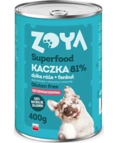 Dolina Noteci ZOYA Kaczka PUPPY Superfood - Karma mokra dla psów - 400g Suņu barība