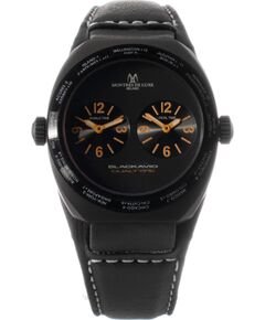 WATCH MONTRES DE LUXE UNISEX 09BK-3002 (40MM) Rokas pulksteņi 