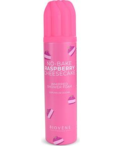 Biovene No-Bake Raspberry Cheesecake Shower Foam - Šlehačková sprchová pěna 250ml Jaunumi - Smaržas
