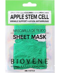 Biovene Apple Stem Cell Mask - Plátýnková maska proti vráskám 20ml Духи и косметика