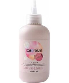 Inebrya Ice Cream Keratin Oil Elixir 200ml Matu kopšana