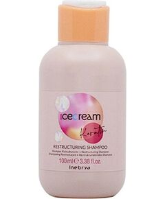 Inebrya Ice Cream Keratin Restructuring Shampoo 300ml Matu kopšana