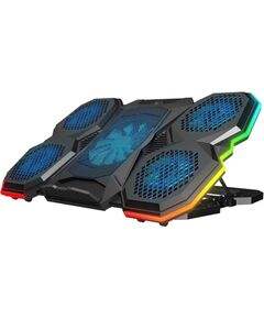RAMPAGE RGB LAPTOP COOLING STAND Palikņi portatīvajiem datoriem
