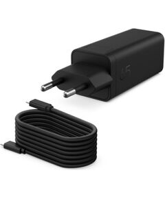 HP C90CKUT Laptop Charger 65W GaN, USB-C, EU, Black Зарядки для ноутбуков