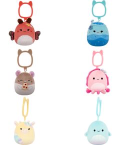 SQUISHMALLOWS W31 Piespraužama plīša rotaļlieta, 8 cm Mīkstās rotaļlietas