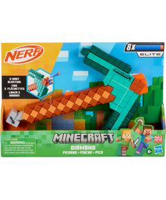 NERF MINECRAFT бластер Diamond pickaxe Игрушечное оружие - NERF