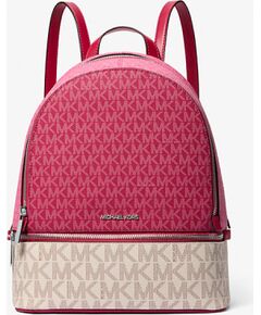 Sieviešu mugursoma Michael Kors Rhea 35S5SRAB6VDKR, rozā, 27 × 26 × 14 cm Сумки и рюкзаки